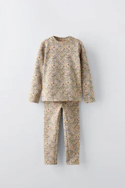 Niños ZARA 1½ - 6 Años·Camisetas|1½ - 6 Años·Pantalones<CONJUNTO ESTAMPADO CAMISETA Y LEGGING