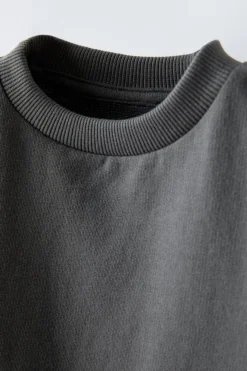 Niños ZARA 1½ - 6 Años·Camisetas|1½ - 6 Años·Pantalones / Leggings<CONJUNTO FELPA CAMISETA Y BERMUDA ETIQUETA