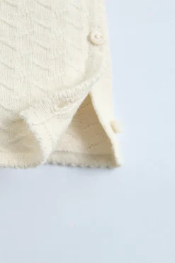 Niños ZARA 0 - 6 Meses·Punto|0 - 6 Meses·Básicos<CONJUNTO JERSEY Y BRAGUITA PUNTO CON SEDA