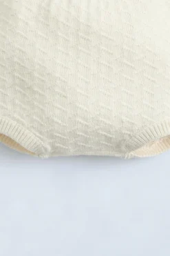 Niños ZARA 0 - 6 Meses·Punto|0 - 6 Meses·Básicos<CONJUNTO JERSEY Y BRAGUITA PUNTO CON SEDA