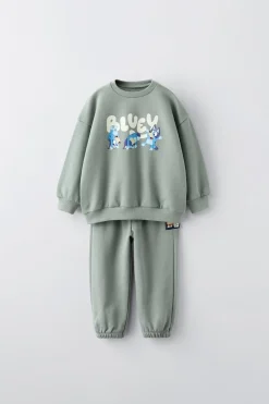 Niños ZARA 1½ - 6 Años·Sudaderas|1½ - 6 Años·Pantalones<CONJUNTO JOGGING SUDADERA Y PANTALÓN BLUEY © LUDO STUDIO
