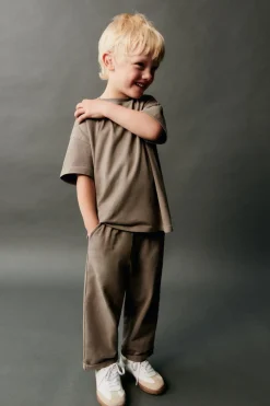 Niños ZARA 1½ - 6 Años·Camisetas|1½ - 6 Años·Pantalones / Leggings<CONJUNTO LISO CAMISETA Y PANTALÓN