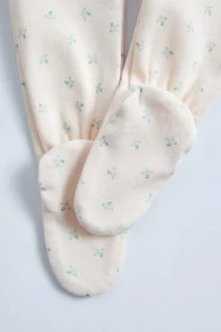 Niños ZARA 0 - 6 Meses·Camisetas|0 - 6 Meses·Leggings / Polainas<CONJUNTO RAMITAS