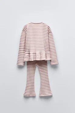 Niños ZARA 1½ - 6 Años·Camisetas|1½ - 6 Años·Pantalones<CONJUNTO RAYAS
