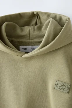 Niños ZARA 6 - 14 Años·Sudaderas|6 - 14 Años·Pantalones<CONJUNTO SUDADERA CAPUCHA Y JOGGER