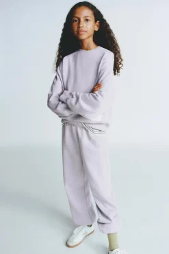 Niños ZARA 6 - 14 Años·Sudaderas|6 - 14 Años·Pantalones<CONJUNTO SUDADERA Y JOGGERS ETIQUETA