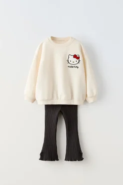 Niños ZARA 1½ - 6 Años·Sudaderas|1½ - 6 Años·Pantalones<CONJUNTO SUDADERA Y LEGGING HELLO KITTY©