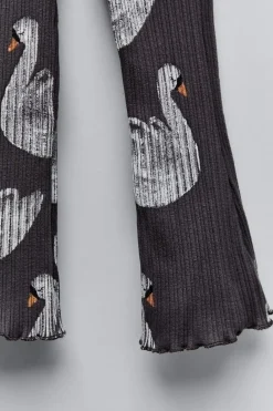 Niños ZARA 1½ - 6 Años·Sudaderas|1½ - 6 Años·Pantalones<CONJUNTO SUDADERA Y LEGGING FLARE CISNES