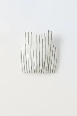 Niños ZARA 6 - 14 Años·Camisetas|6 - 14 Años·Total Look<CONJUNTO TOP Y FALDA ESTRUCTURA RAYAS