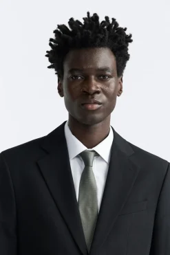 New CORBATA 100% SEDA ESTRUCTURA Hombre Accesorios