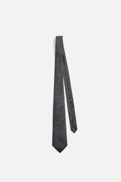 Best CORBATA 100% SEDA JACQUARD GEOMÉTRICO Hombre Accesorios