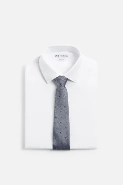 Sale CORBATA 100% SEDA JACQUARD PAISLEY Hombre Accesorios