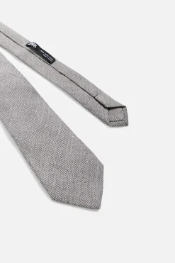 New CORBATA ESTRUCTURA ALGODÓN - LINO Hombre Accesorios