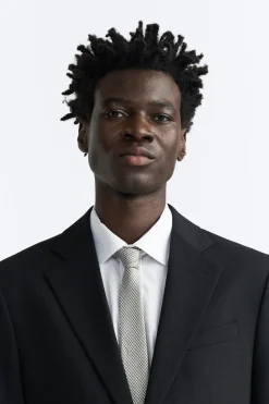 Hot CORBATA SEDA - VISCOSA PATA DE GALLO Hombre Accesorios