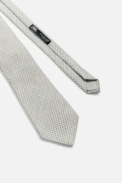 Hot CORBATA SEDA - VISCOSA PATA DE GALLO Hombre Accesorios