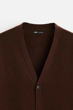 Fashion CÁRDIGAN 100% LANA Hombre Jerséis / Chaquetas