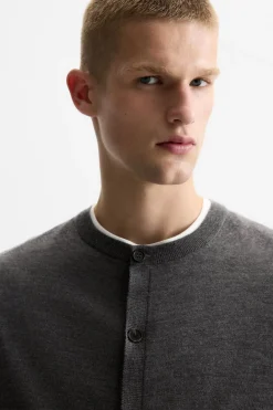 Outlet CÁRDIGAN 100% LANA LIMITED EDITION Hombre Jerséis / Chaquetas