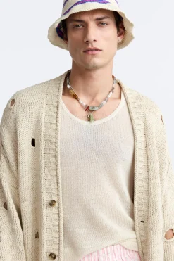 New CÁRDIGAN AGUJEROS LIMITED EDITION Hombre Jerséis / Chaquetas