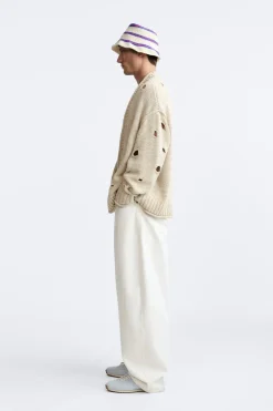 New CÁRDIGAN AGUJEROS LIMITED EDITION Hombre Jerséis / Chaquetas