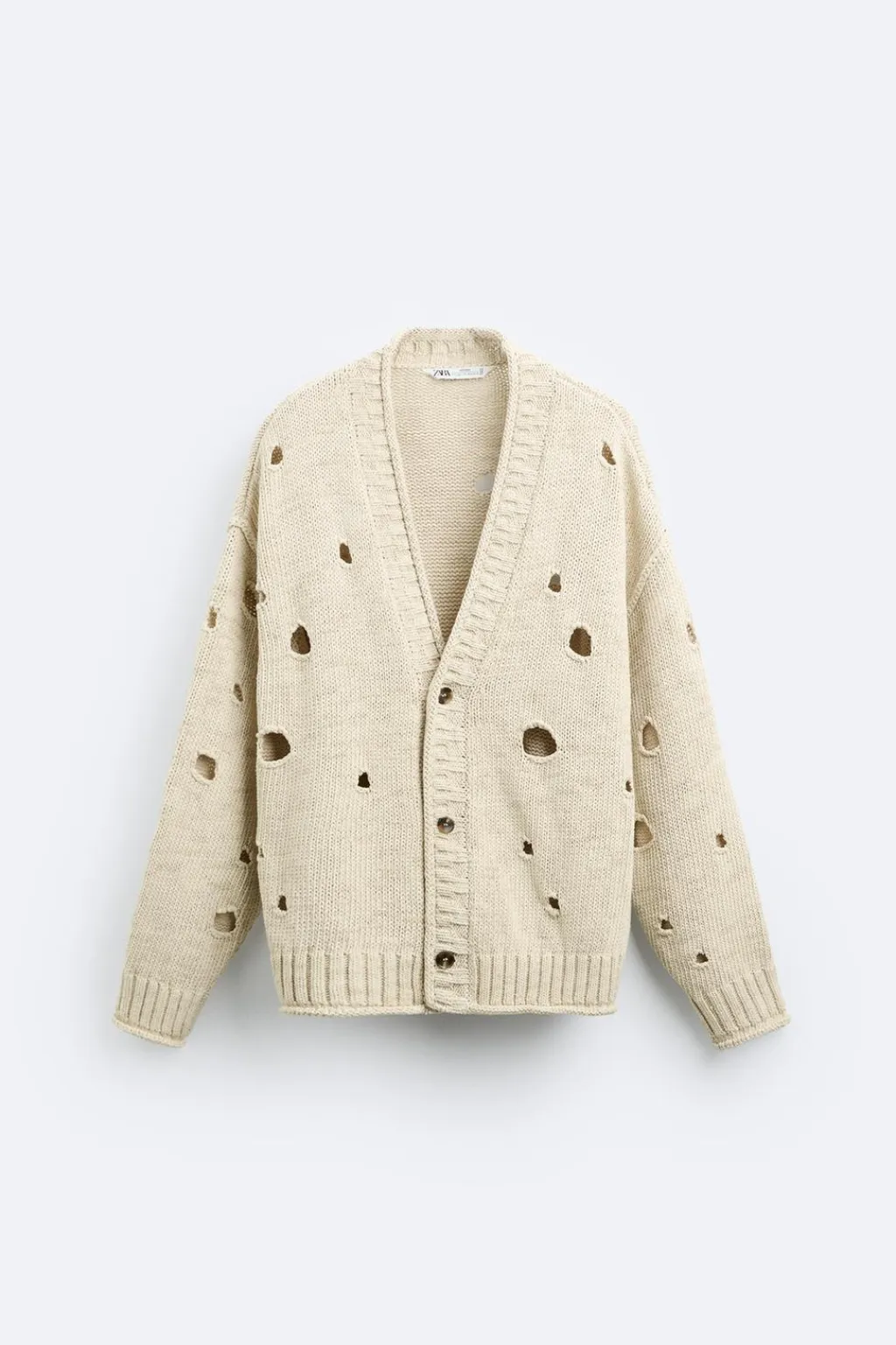 New CÁRDIGAN AGUJEROS LIMITED EDITION Hombre Jerséis / Chaquetas