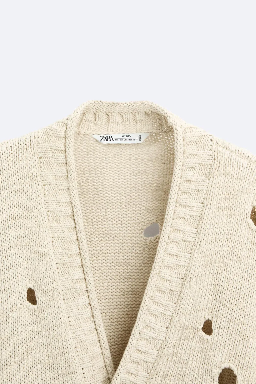 New CÁRDIGAN AGUJEROS LIMITED EDITION Hombre Jerséis / Chaquetas