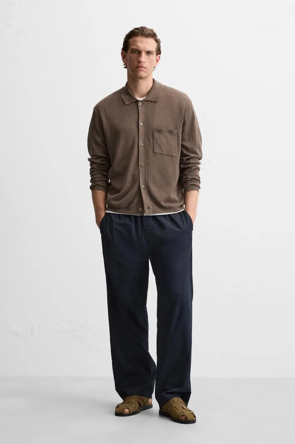 Best CÁRDIGAN ALGODÓN - LINO Hombre Jerséis / Chaquetas