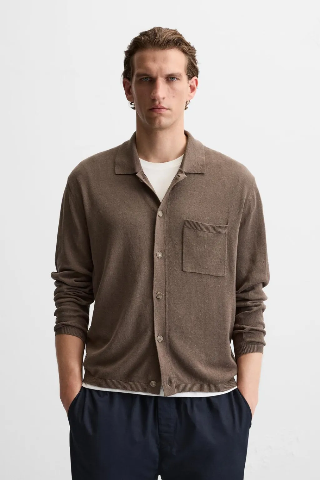 Best CÁRDIGAN ALGODÓN - LINO Hombre Jerséis / Chaquetas