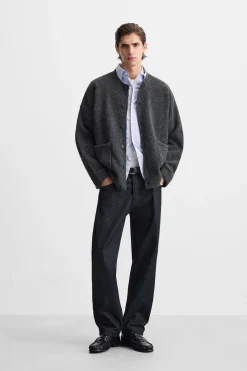 Outlet CÁRDIGAN BOLSILLOS Hombre Jerséis / Chaquetas