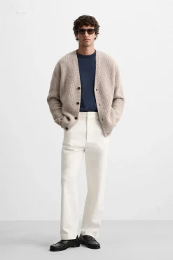 Online CÁRDIGAN CON LANA Hombre Jerséis / Chaquetas