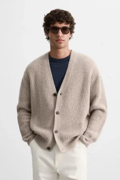 Online CÁRDIGAN CON LANA Hombre Jerséis / Chaquetas