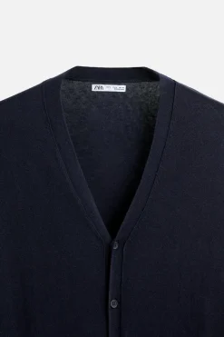 Clearance CÁRDIGAN CON SEDA Hombre Jerséis / Chaquetas