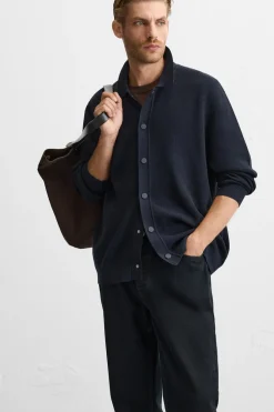 Hot CÁRDIGAN CON VISCOSA Hombre Jerséis / Chaquetas