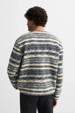 Sale CÁRDIGAN CREMALLERA JACQUARD Hombre Jerséis / Chaquetas