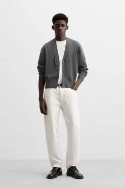 Discount CÁRDIGAN CUELLO ASIMÉTRICO Hombre Jerséis / Chaquetas