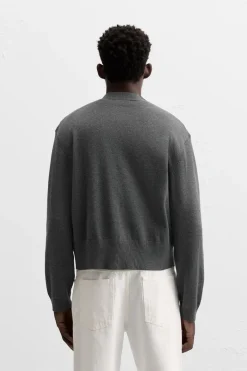 Discount CÁRDIGAN CUELLO ASIMÉTRICO Hombre Jerséis / Chaquetas