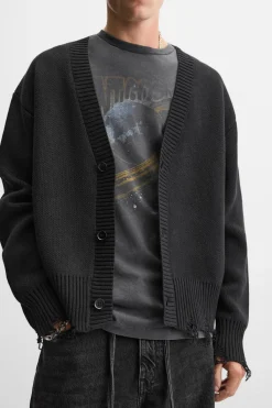 Best CÁRDIGAN ESTAMPADO GRAFFITI Hombre Jerséis / Chaquetas