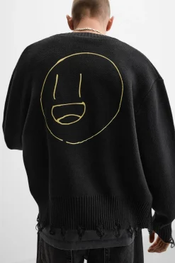 Best CÁRDIGAN ESTAMPADO GRAFFITI Hombre Jerséis / Chaquetas