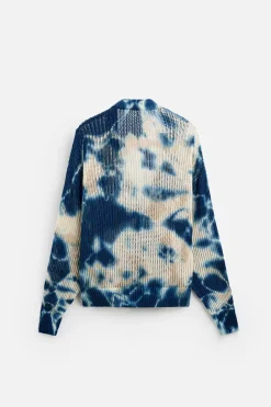 New CÁRDIGAN ESTAMPADO TIE DYE Hombre Jerséis / Chaquetas