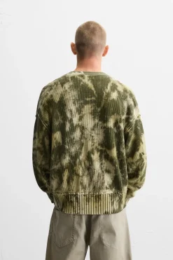 Hot CÁRDIGAN ESTAMPADO TIE DYE Hombre Jerséis / Chaquetas