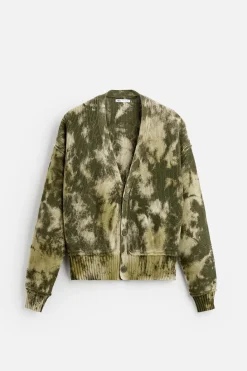 Hot CÁRDIGAN ESTAMPADO TIE DYE Hombre Jerséis / Chaquetas