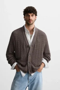 Fashion CÁRDIGAN ESTRUCTURA Hombre Jerséis / Chaquetas