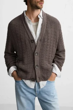 Fashion CÁRDIGAN ESTRUCTURA Hombre Jerséis / Chaquetas