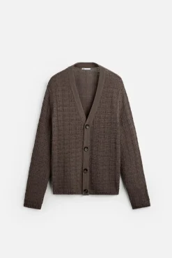 Fashion CÁRDIGAN ESTRUCTURA Hombre Jerséis / Chaquetas