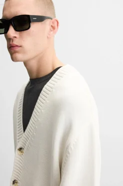 Outlet CÁRDIGAN ESTRUCTURA ALGODÓN Hombre Jerséis / Chaquetas