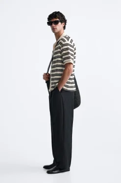 New CÁRDIGAN ESTRUCTURA RAYAS Hombre Jerséis / Chaquetas|Camisas