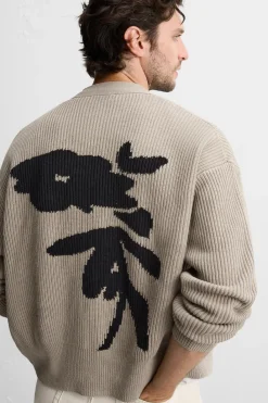 New CÁRDIGAN INTARSIA CONTRASTE Hombre Jerséis / Chaquetas