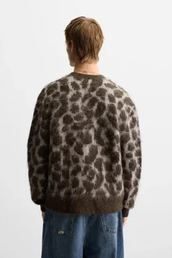 Hot CÁRDIGAN JACQUARD ANIMAL Hombre Jerséis / Chaquetas