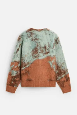 Sale CÁRDIGAN JACQUARD TEXTURA CEPILLADO Hombre Jerséis / Chaquetas