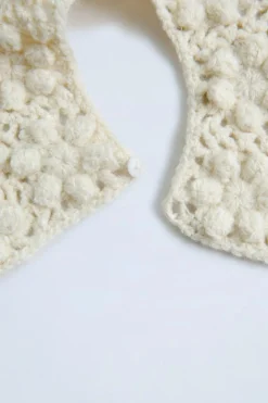 Niños ZARA 6 - 18 Meses·Punto|6 - 18 Meses·Accesorios / Calcetines<CUELLO PUNTO CROCHET