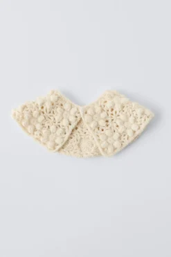 Niños ZARA 6 - 18 Meses·Punto|6 - 18 Meses·Accesorios / Calcetines<CUELLO PUNTO CROCHET